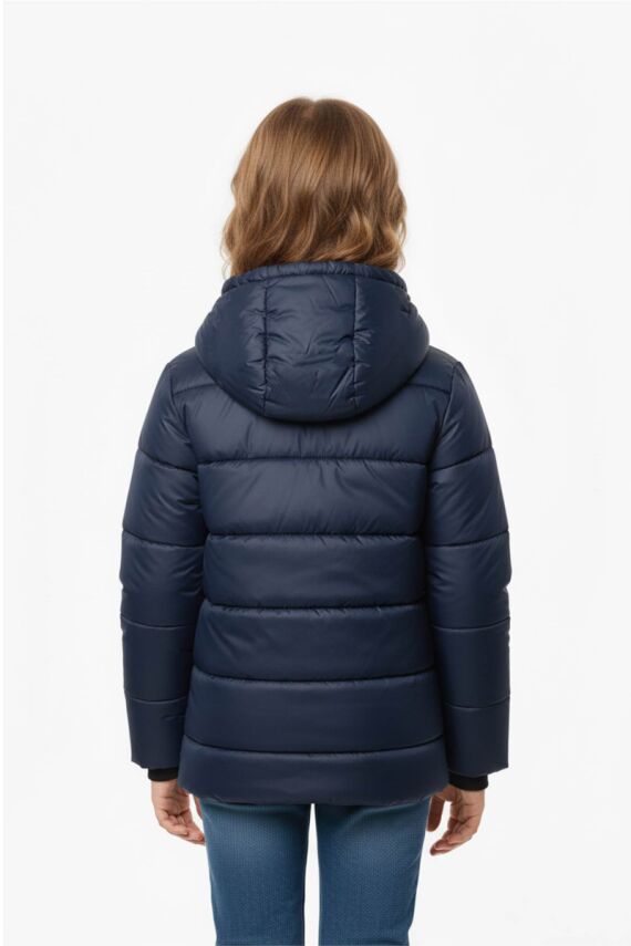 D1fference İçi Kürklü Cepli Kapüşonlu Jel Elyaflı Su ve Rügar Geçirmez Kız Çocuk Kışlık Mont - 17