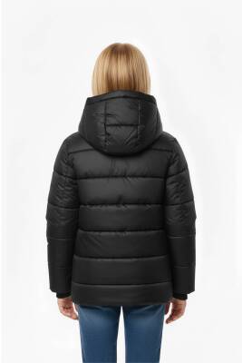 D1fference İçi Kürklü Cepli Kapüşonlu Jel Elyaflı Su ve Rügar Geçirmez Kız Çocuk Kışlık Mont - 23