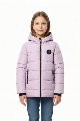 D1fference İçi Kürklü Cepli Kapüşonlu Jel Elyaflı Su ve Rügar Geçirmez Kız Çocuk Kışlık Mont - 25
