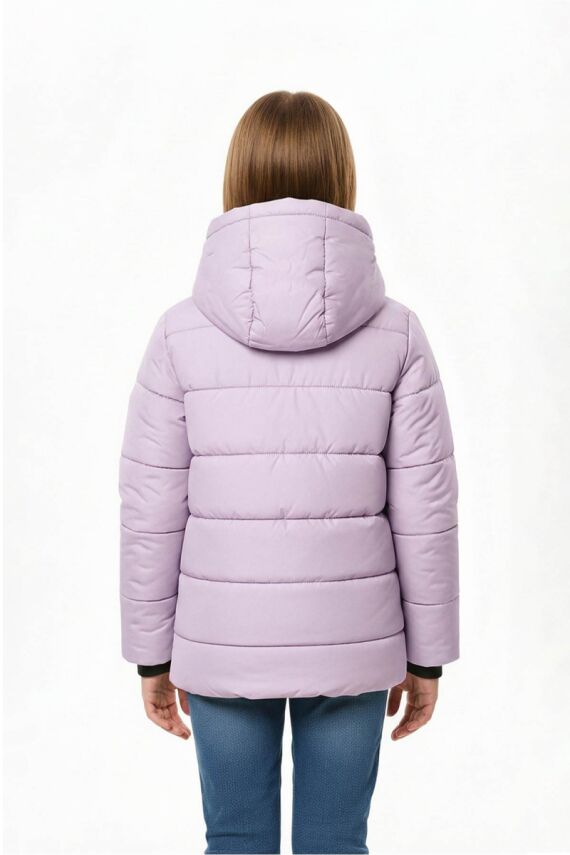 D1fference İçi Kürklü Cepli Kapüşonlu Jel Elyaflı Su ve Rügar Geçirmez Kız Çocuk Kışlık Mont - 28