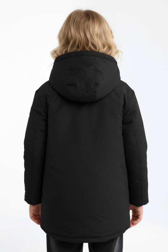 İçi Kürklü Su ve Rüzgar Geçirmez Kapüşonlu Kız Çocuk Mont - 20