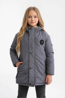 D1fference İçi Kürklü Cepli Kapüşonlu Jel Elyaflı Su ve Rügar Geçirmez Kız Çocuk Kışlık Mont - 25