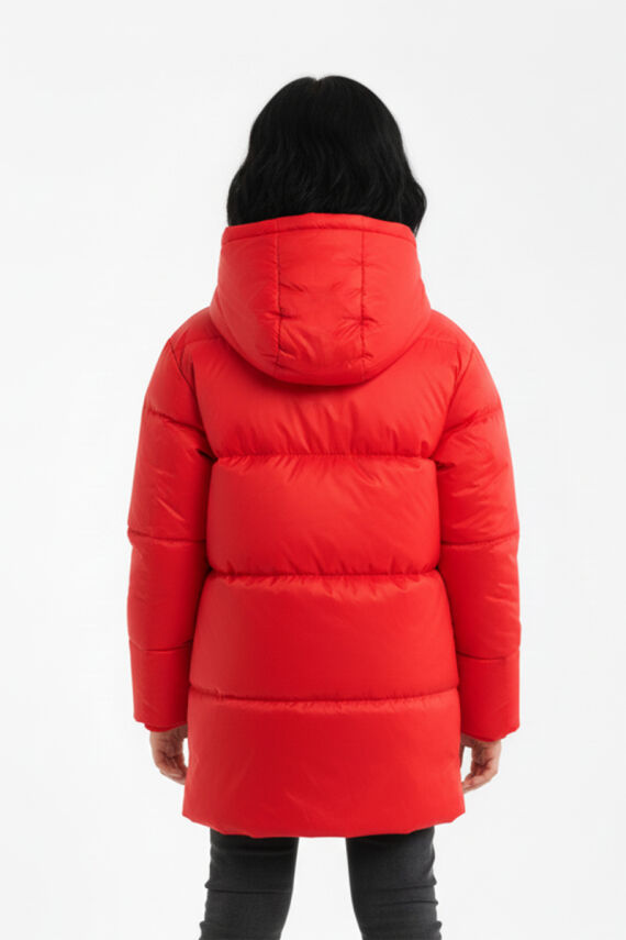 İçi Kürklü Su ve Rüzgar Geçirmez Kapüşonlu Kız Çocuk Mont - 30