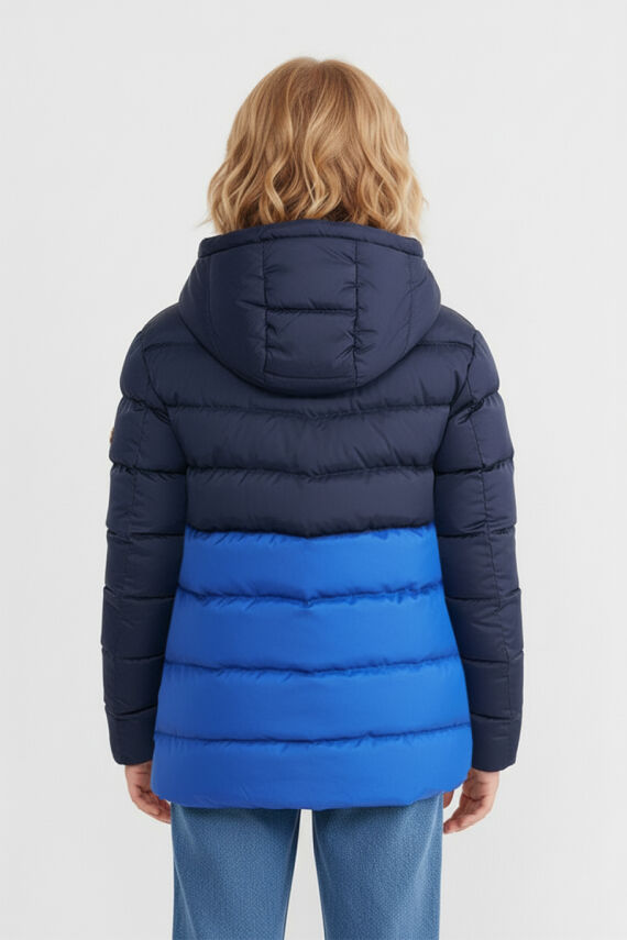 İçi Kürklü Su ve Rüzgar Geçirmez Kapüşonlu Kız Çocuk Mont - 13