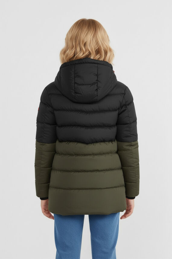 İçi Kürklü Su ve Rüzgar Geçirmez Kapüşonlu Kız Çocuk Mont - 20