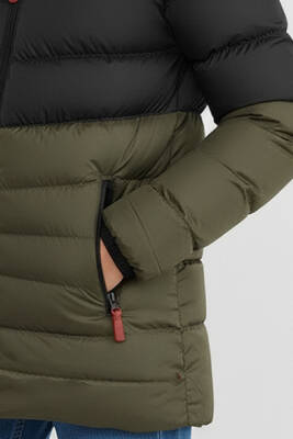 İçi Kürklü Su ve Rüzgar Geçirmez Kapüşonlu Kız Çocuk Mont - 19