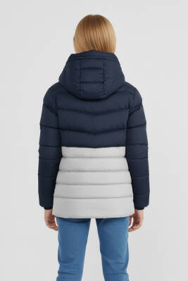 İçi Kürklü Su ve Rüzgar Geçirmez Kapüşonlu Kız Çocuk Mont - 27