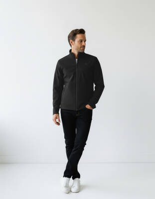 Su ve Rüzgar Geçirmez İçi Polarlı Erkek Softjel Mont - 2