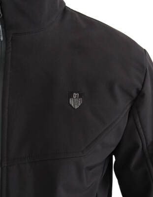 Su ve Rüzgar Geçirmez İçi Polarlı Erkek Softjel Mont - 5