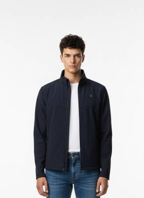 Su ve Rüzgar Geçirmez İçi Polarlı Erkek Softjel Mont - 8