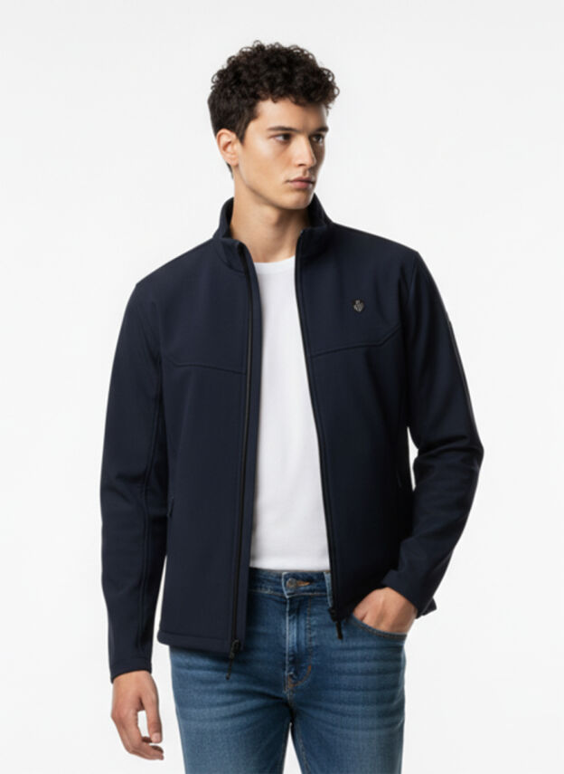 Su ve Rüzgar Geçirmez İçi Polarlı Erkek Softjel Mont - 6