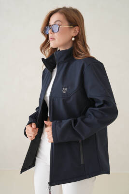 Su ve Rüzgar Geçirmez İçi Polarlı Kadın Softjel Mont - 9