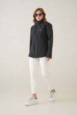 D1fference İçi Astarlı Cepli  Jel Elyaflı Su ve Rügar Geçirmez Kadın Softshell - 2