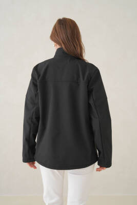 D1fference İçi Astarlı Cepli  Jel Elyaflı Su ve Rügar Geçirmez Kadın Softshell - 6