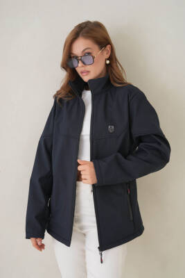 D1fference İçi Astarlı Cepli  Jel Elyaflı Su ve Rügar Geçirmez Kadın Softshell - 8