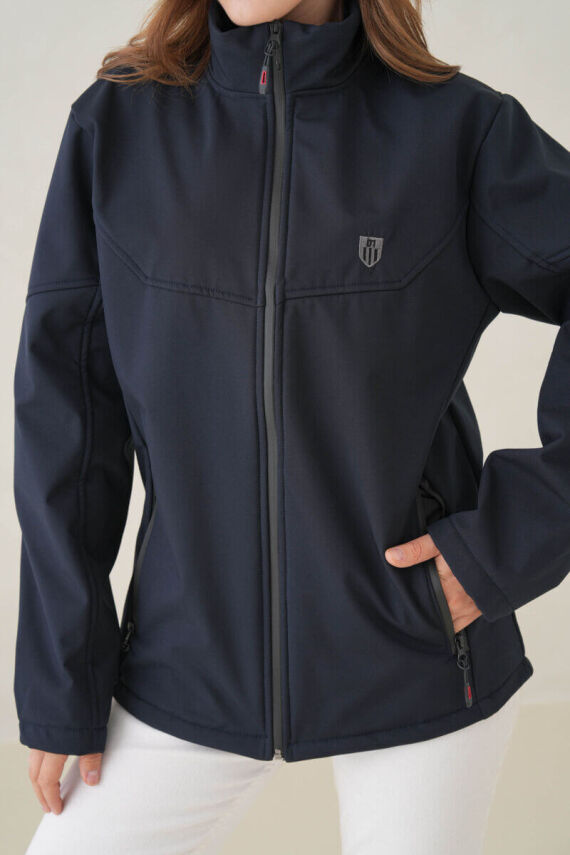 D1fference İçi Astarlı Cepli  Jel Elyaflı Su ve Rügar Geçirmez Kadın Softshell - 12